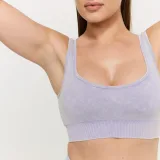 GymBeam Lift Seamless Sports Bra Violet · záber 3