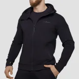 GymBeam Agile Zip Up Hoodie Onyx · záber 3