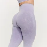 GymBeam Women‘s Lift Seamless Leggings Violet - Veličina: S | Dobna skupina: Odrasli | Pohlavie: Žensko · záber 4