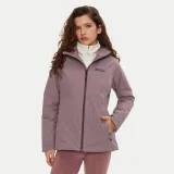 Jack Wolfskin Vodootporna jakna Wisper Ins A61893 Ljubičasta Regular Fit · záber 2