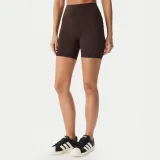 adidas Sportske kratke hlače Optime Power KF1043 Smeđa Slim Fit - Veličina: S | Boja: hnedá | Dobna skupina: Odrasli | Spol: Žensko · záber 2