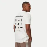 adidas Tehnička majica Run Essentials Graphic T-Shirt KS2501 Bijela Regular Fit - Veličina: S | Boja: biela | Dobna skupina: Odrasli | Spol: Muško · záber 2