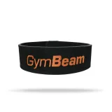 GymBeam Weightlifting Belt LEVER Black/Orange - Veličina: S | Boja: oranžová | Dobna skupina: Odrasli | Težina: 1,22 g | Pakiranje: 10 · záber 2