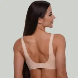 GymBeam Seamless grudnjak Beige · záber 2
