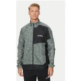 adidas Jakna za trčanje Terrex Trail Running IW9238 Zelena Regular Fit · záber 1