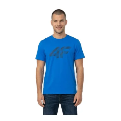 Férfi rövid ujjú póló 4F TSHIRT M3342-33S-BLUE