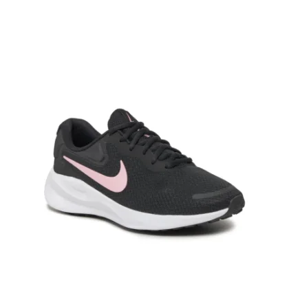 Női sportcipő (edzőcipő) NIKE Revolution 7 black white medium soft pink