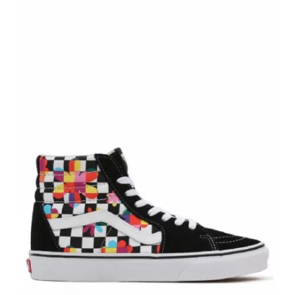 Női utcai cipők VANS UA SK8-HI (Floral Checkerboard) black true white