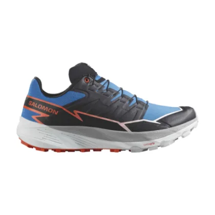 Férfi futó trail cipők SALOMON Thundercross M french blue black cherry tomato
