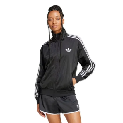 Női cipzáras pulóver ADIDAS ORIGINALS FBIRD LOOSE TT-JC8251-Black