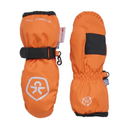 Gyerek kesztyűk, ujjatlan COLOR KIDS Mittens - Waterproof, orange