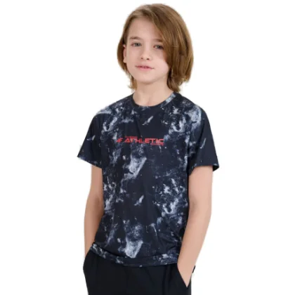 Fiú edzőpóló rövid ujjú 4F JUNIOR TSHIRT FNK M1210-91A-MULTICOLOUR 1 ALLOVER