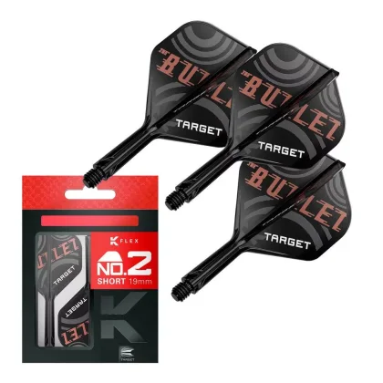 Darts toll és szár egyben Target K-Flex Stephen Bunting, no2 toll és rövid szár