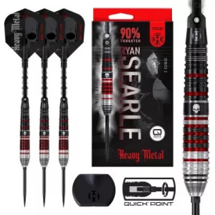 Dart szett steel Harrows Ryan Searle Series 2 QP22g, 90% wolfram gravírozott