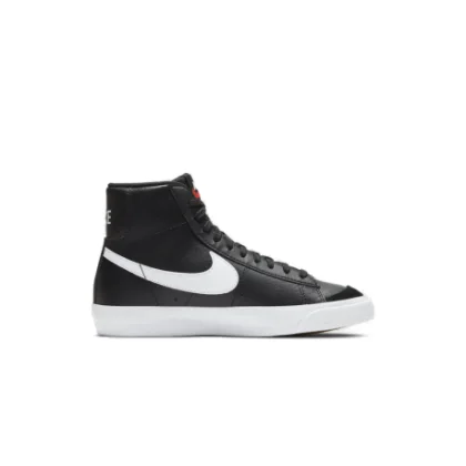 Junior túracipő NIKE Blazer Mid 77 black white team orange