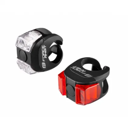 Bicikli lámpa FORCE F AMBIT BATTERY FRONT REAR