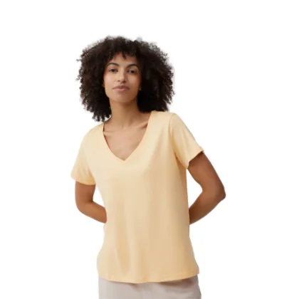 Női rövid ujjú póló 4F TSHIRT F342-73S-LIGHT LEMON