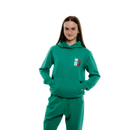 Lány kapucnis pulóver AUTHORITY H-TRENDY G green