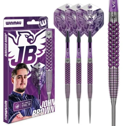 Dart szett steel Winmau John Brown 22g, 90%