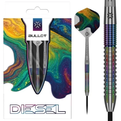 Darts szett steel Bullet Diesel V2 21g, 85%