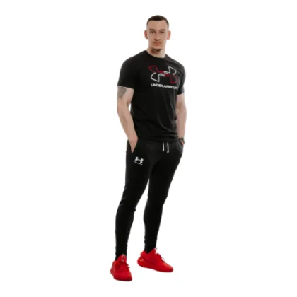 Férfi rövid ujjú póló UNDER ARMOUR UA GL FOUNDATION UPDATE SS-BLK