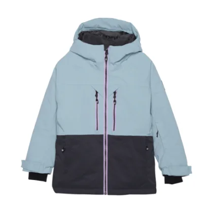 Fiú síkabát COLOR KIDS Jr. Ski Jacket - Colorblock, stone blue
