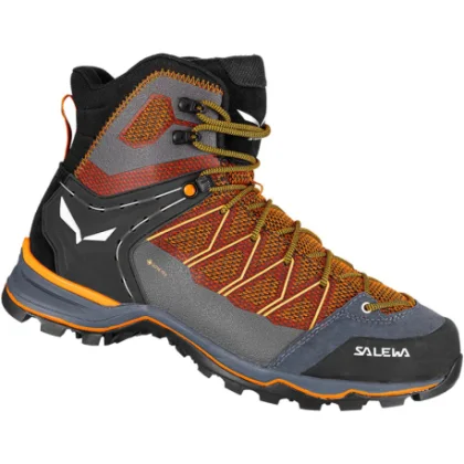 Férfi bokáig érő túracipő SALEWA Mountain Trainer Lite Mid GTX M black out carrot