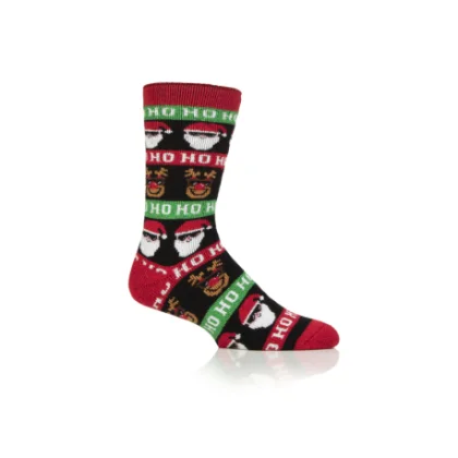 Férfi zoknik HEAT HOLDERS 1 PACK-MEN LITE HO HO HO-CHRISTMAS SOCKS