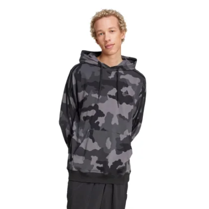 Férfi kapucnis pulóver ADIDAS M CAMO HD-IV7383-Black