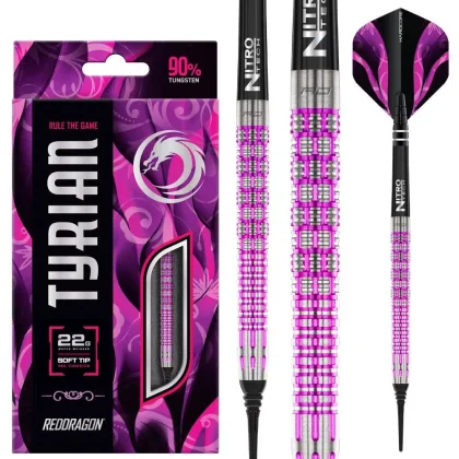 Dart szett soft Red Dragon Tyrian 20g, 90%