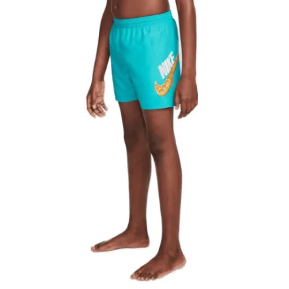 Fiú úszónadrágok NIKE SWIM WAFFLE SWOOSH 4 inch DUSTY CAC-DUSTY CACTUS
