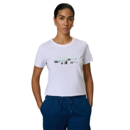 Női rövid ujjú túrázó póló 4F TSHIRT F2775-10S-WHITE
