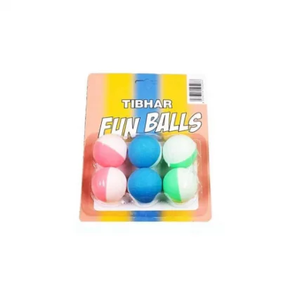 Asztalitenisz labdák TIBHAR Tibhar Funballs, x6, bicoloured