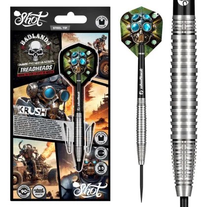 Darts szett Shot steel Badlands Krush 24gr 90% wolfram