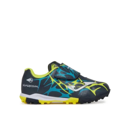Fiú focicipők turf JOMA Super Copa 2503 K TF navy blue