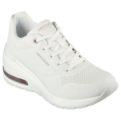 Női szabadidőcipők SKECHERS Million Air Elevated Air white