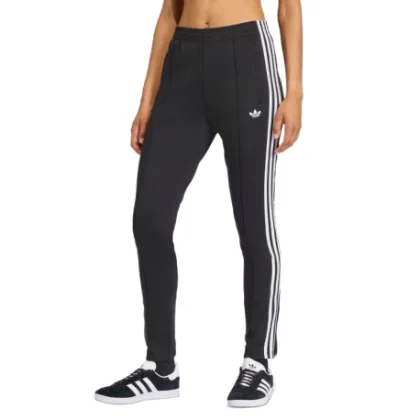 Női melegítőnadrágok ADIDAS ORIGINALS SST TP BLACK WHITE