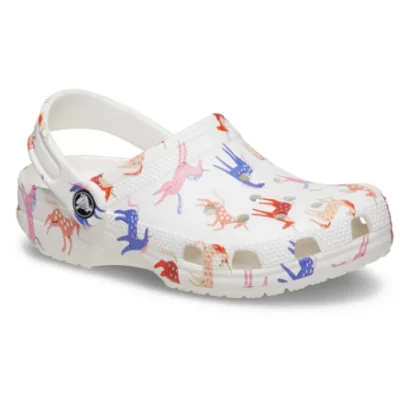 Lányi krokszik (szabadidőcipő) CROCS Classic Character Print Clog T unicorn