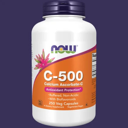 C-500 Calcium Ascorbate-C 250 Veg Capsules