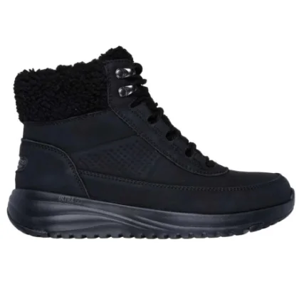 Női bokacsizmák télen SKECHERS Stellar Alpine Adventure WP W black black