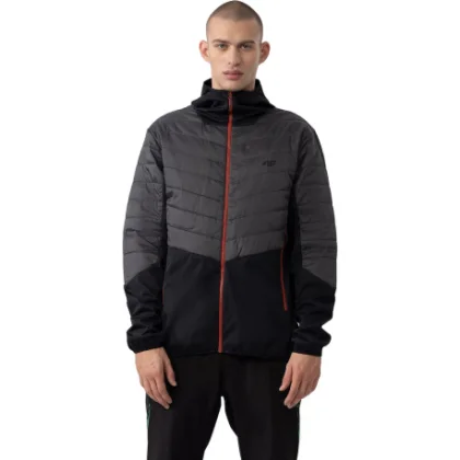 Férfi túrabunda 4F TECHNICAL JACKET-AW23TTJAM310-22S-ANTHRACITE