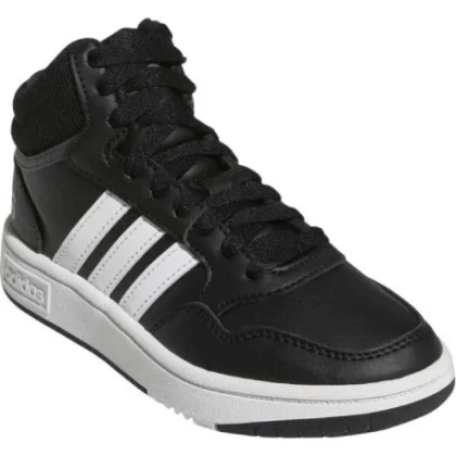 Junior szabadidőcipő ADIDAS Hoops Mid 3.0 K core black cloud white grey six