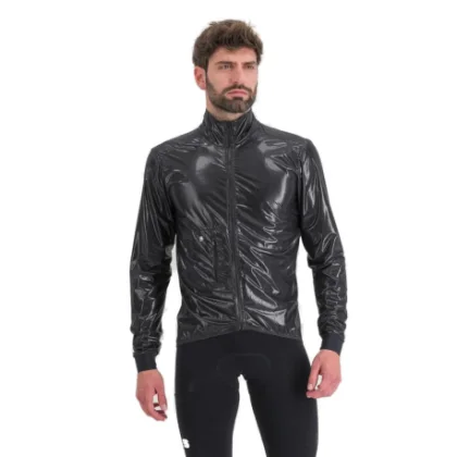 Férfi kerékpáros dzseki SPORTFUL Giara packable jacket, black