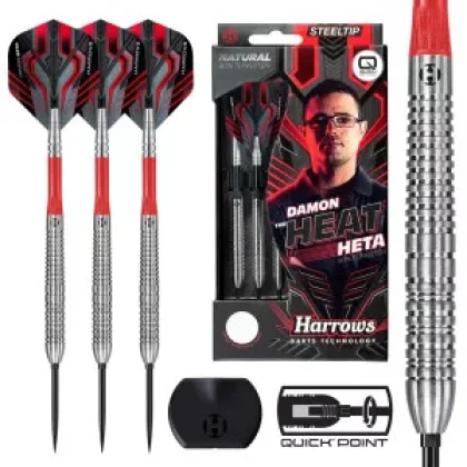 Dart szett Harrows steel Damon Heta Natural QP 25gr