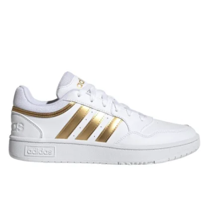 Női szabadidőcipők ADIDAS Hoops 3.0 cloud white cloud white matt gold