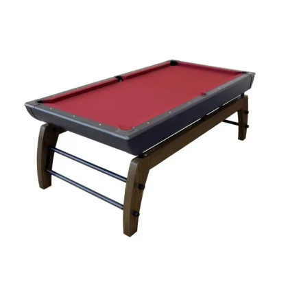 Montego biliárdasztal, pool, 7' méret., fekete-ezüst, fedőlap nélkül