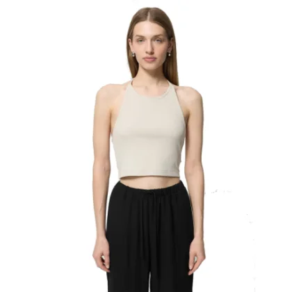 Női ujjatlan póló OUTHORN SLEEVELESS-CREME