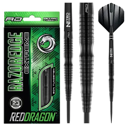 DART SZETT RED DRAGON STEEL RAZOR EDGE EXTREME: 24g 90%