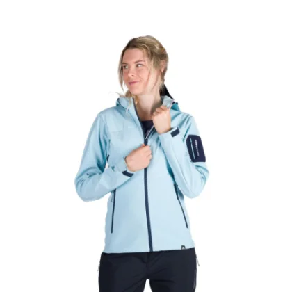 Női túrázó Softshell dzseki NORTHFINDER ANGIE-368skyblue