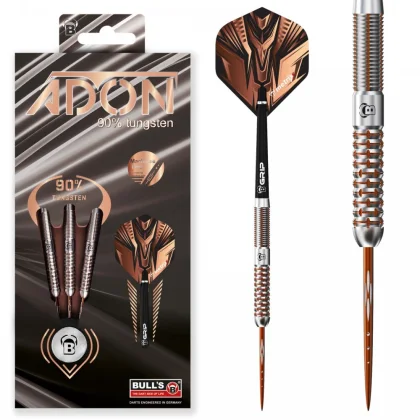 Dart szett BULL'S Adon Steel 23g 90%